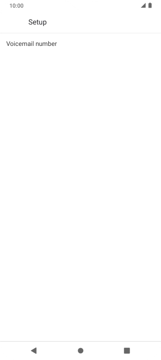 Press Voicemail number.