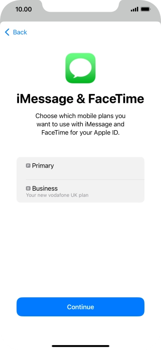 Press the required price plan.