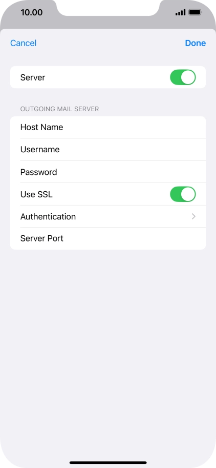 Press Authentication.