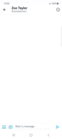 Press the text input field.