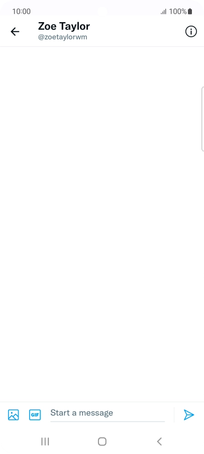 Press the text input field.