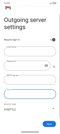 Press the drop down list below 