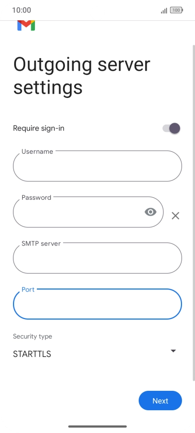 Press the drop down list below 