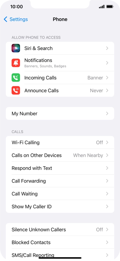 Press Wi-Fi Calling. Press Wi-Fi Calling.