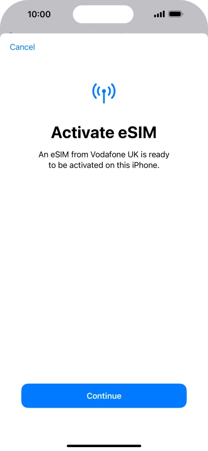 Press Continue. Press Continue.