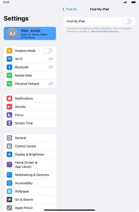 Press the indicator next to Press the indicator next to