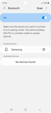 Press the Home key to return to the home screen.