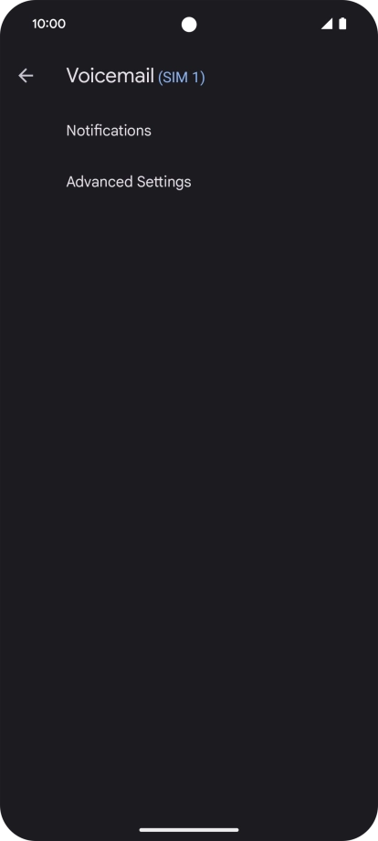 Press Advanced Settings. Press Advanced Settings.