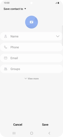 Press the address book drop down list.