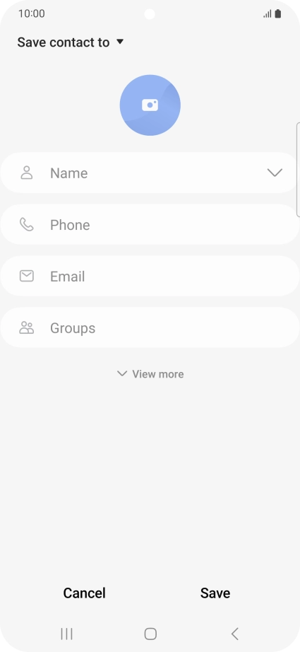 Press the address book drop down list.