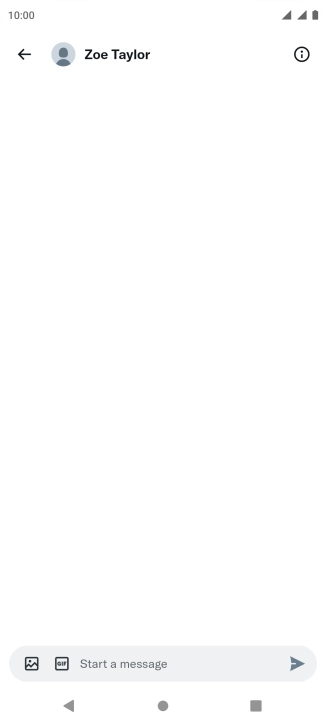 Press the text input field.