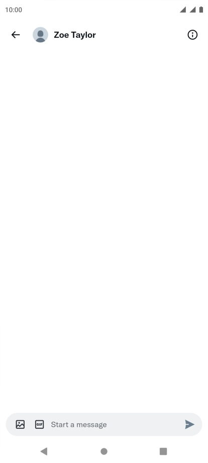 Press the text input field.