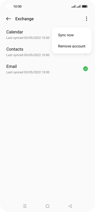 Press Remove account.