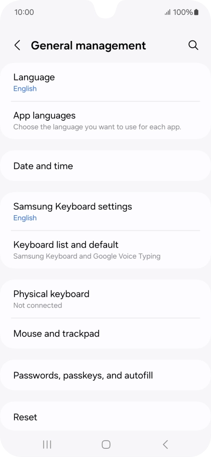 Press Date and time.
