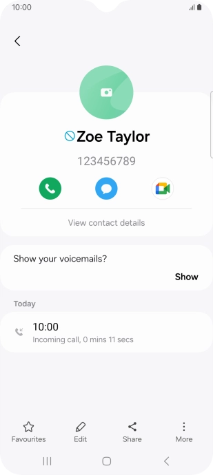 Press the Home key to return to the home screen.