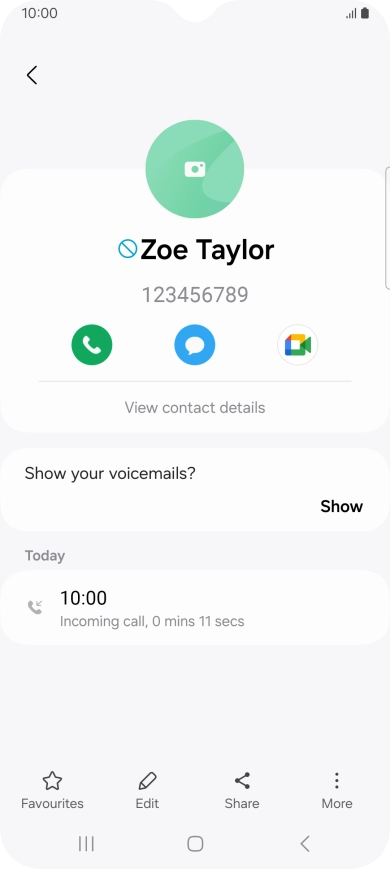 Press the Home key to return to the home screen.