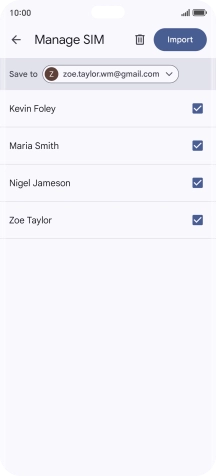 Press the drop down list next to 