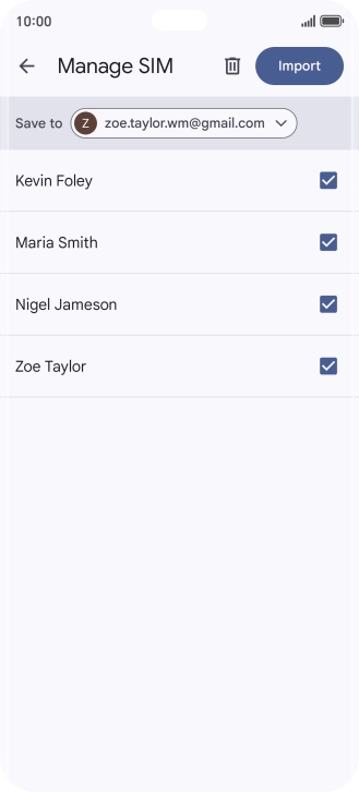 Press the drop down list next to 