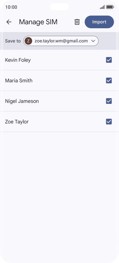 Press the drop down list next to 