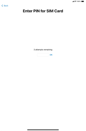 If your SIM is locked, key in your PIN and press OK. If your SIM is locked, key in your PIN and press OK.