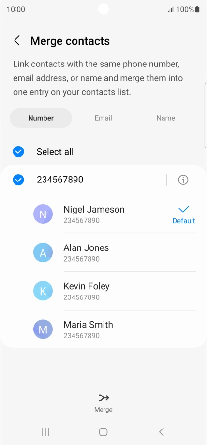 Press Merge. Press Merge.