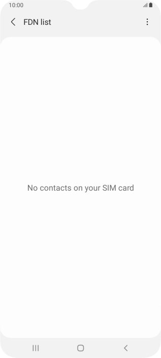 Press the menu icon.