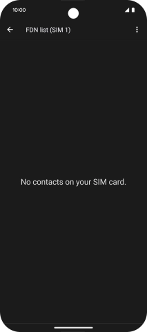 Press the menu icon.