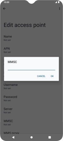 Key in http://mms.vodafone.co.uk/servlets/mms and press OK.