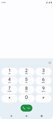 Press the Home key to return to the home screen.