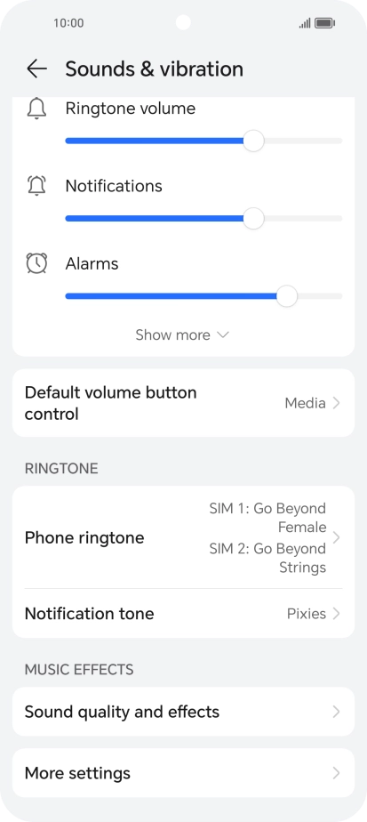 Press Phone ringtone.