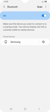 Press the Home key to return to the home screen.
