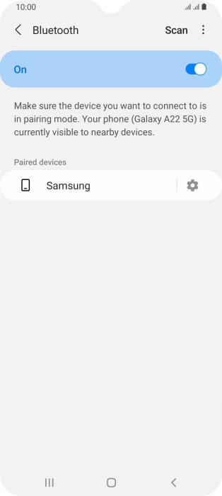 Press the Home key to return to the home screen.