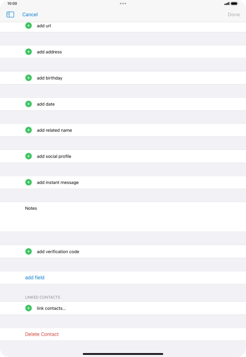 Press link contacts....