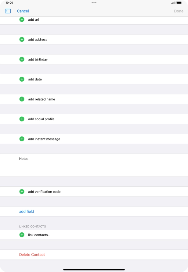 Press link contacts....