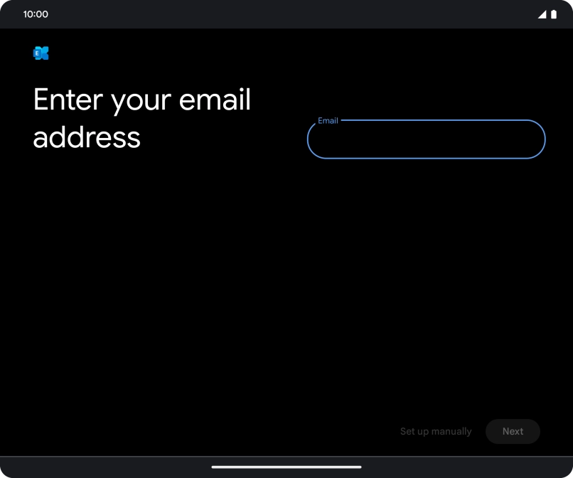 Press the field below 