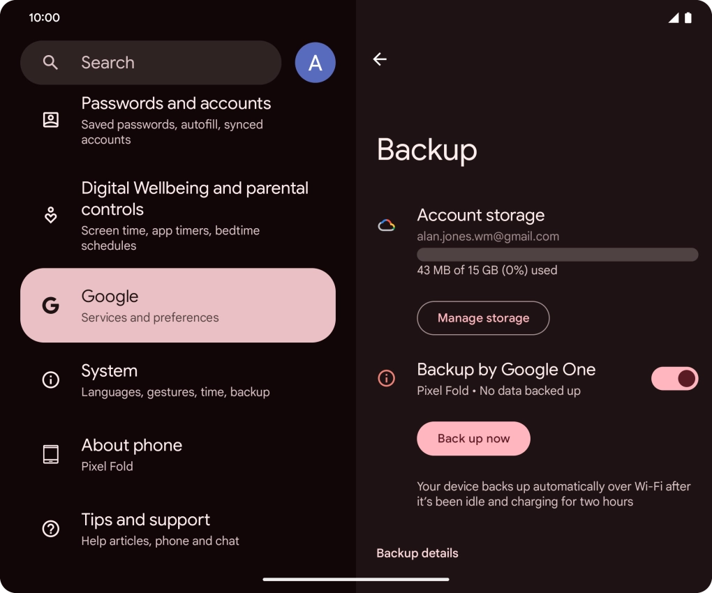 Press Back up now and wait while the phone memory is backed up. Press Back up now and wait while the phone memory is backed up.