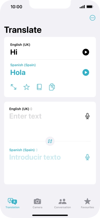 Press the full screen icon. Press the full screen icon.