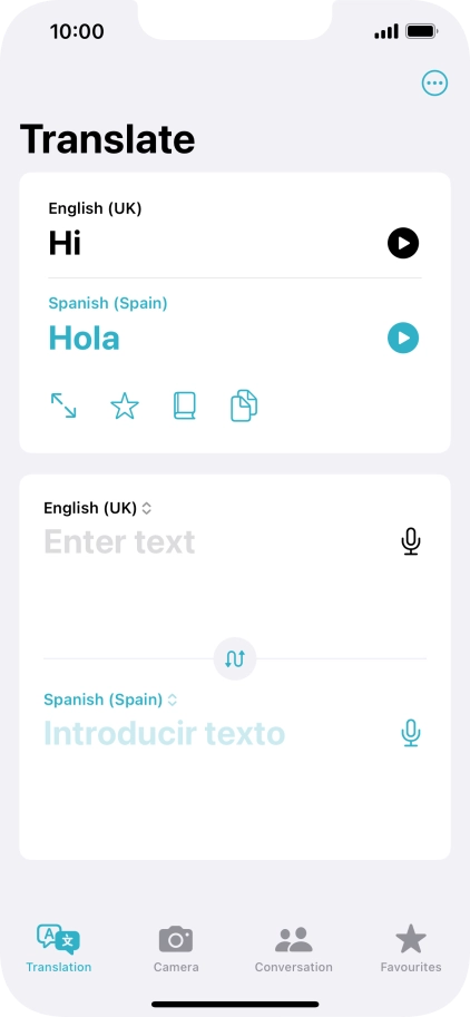 Press the full screen icon. Press the full screen icon.