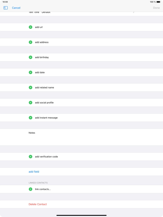 Press link contacts....