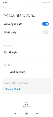 Press the Home key to return to the home screen.
