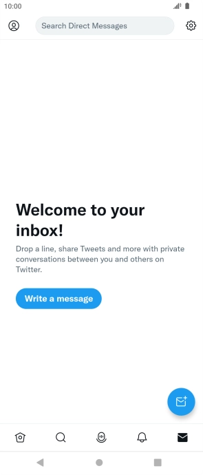 Press the new message icon.