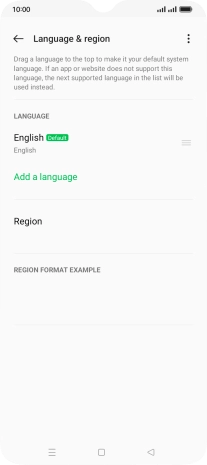 Press Add a language.