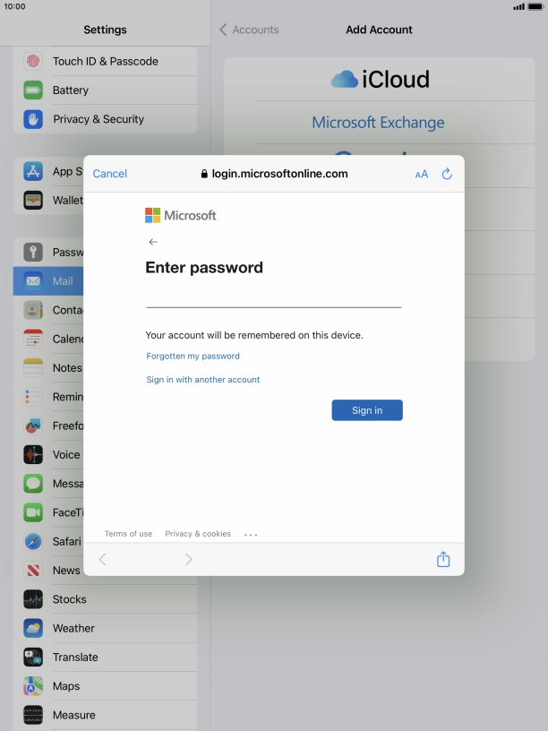 Press Sign in. Press Sign in.