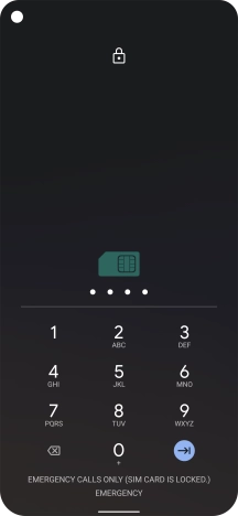 If you're asked to key in your PIN, do so and press the confirm icon.