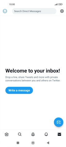 Press the new message icon.