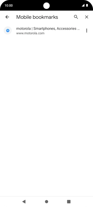 Press the required bookmark.