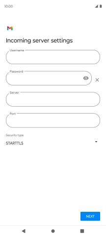 Press the field below 