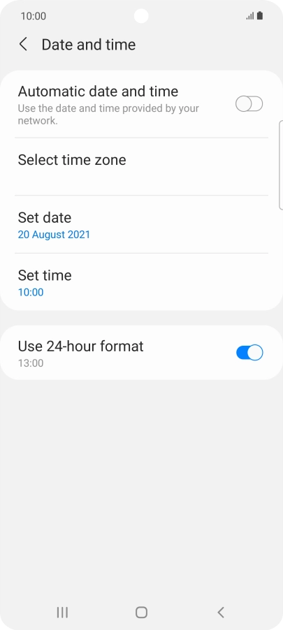 Press the indicator next to Press the indicator next to