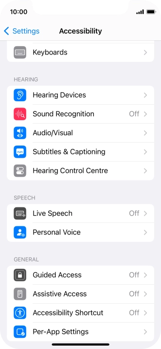 Press the required category below 