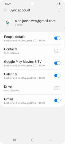 Press the indicator next to Press the indicator next to